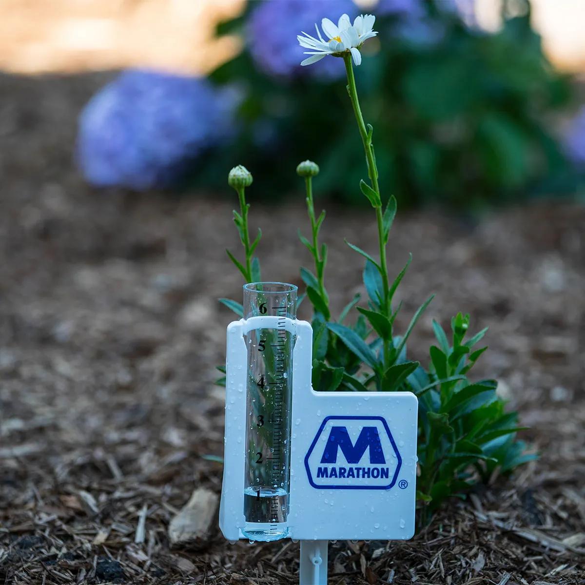 Rain Gauge Jumbo Acrylic Ground Mount - 6 in - product view 2