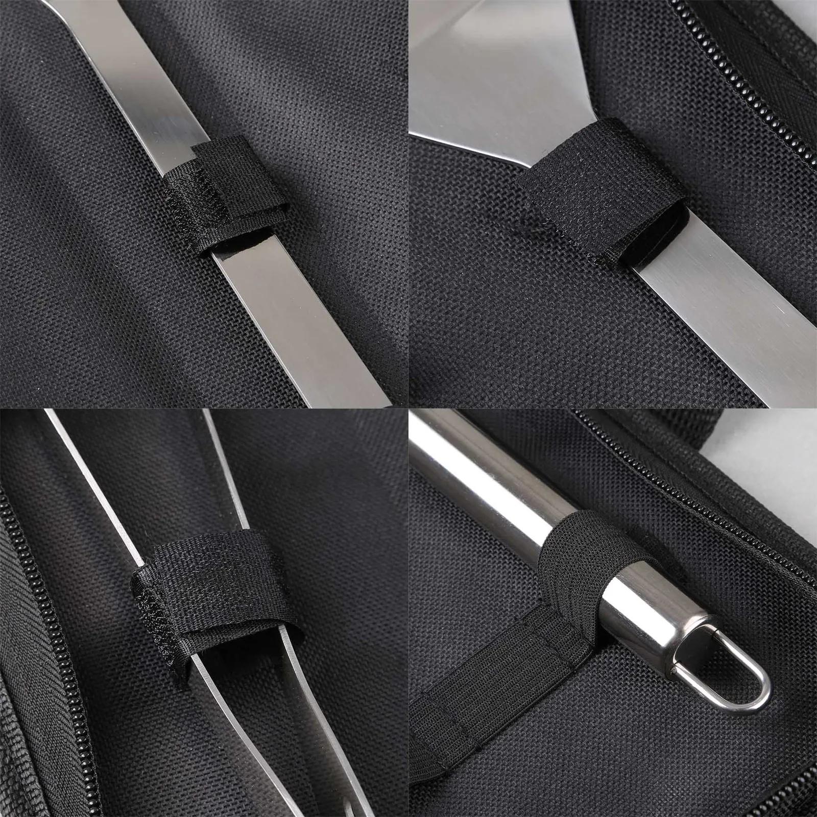 BBQ Utensil Set Stainless Steel with Case - 3 Piece - product view 2