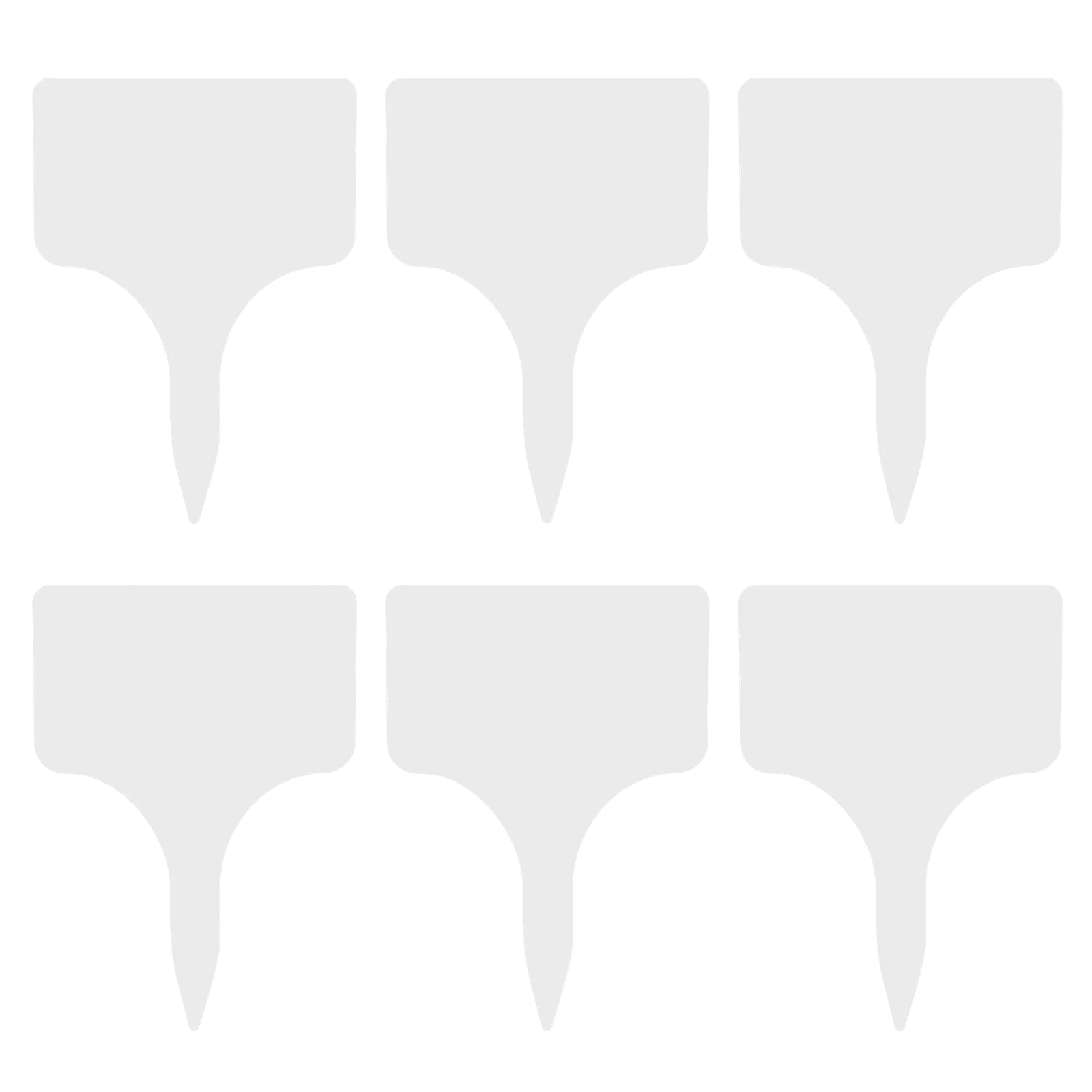 Garden Stake Set PVC Fill-in-Blank - 6 Piece - blank view 7