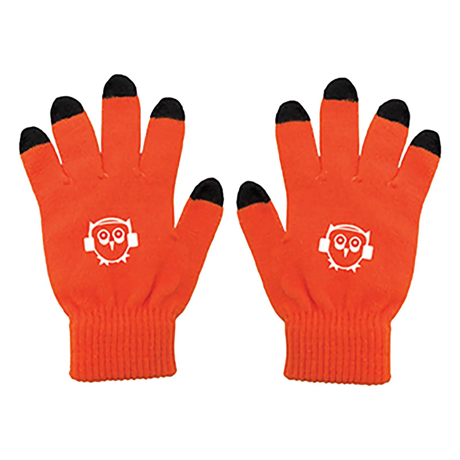 Touch Screen Gloves Acrylic Knit Conductive Fingertips - product view 4