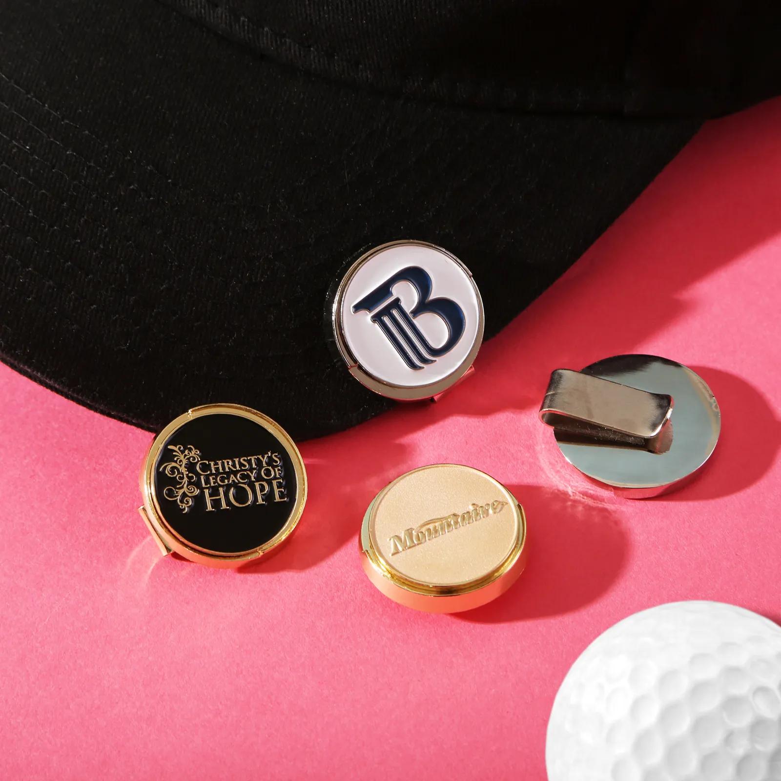 Golf Hat Clip with Magnetic Ball Marker - 1 in