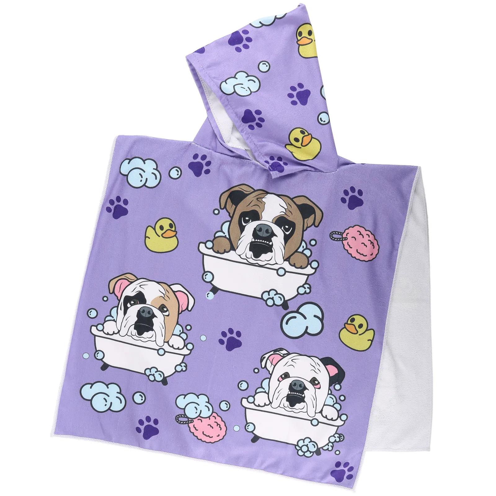 Small Microfiber Hooded Towel - 23.6 x 23.6 in - product view 3