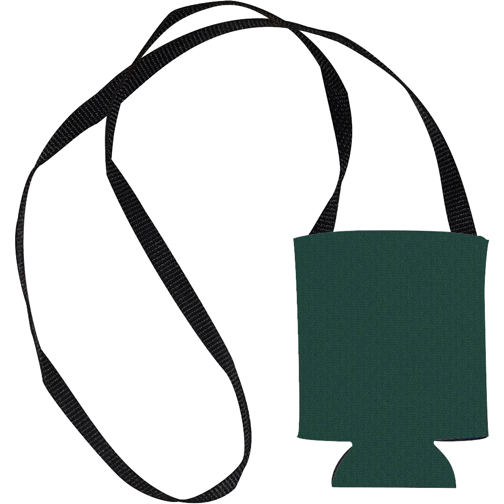 Hands Free Can Cooler with Strap - 12 oz - blank view 25