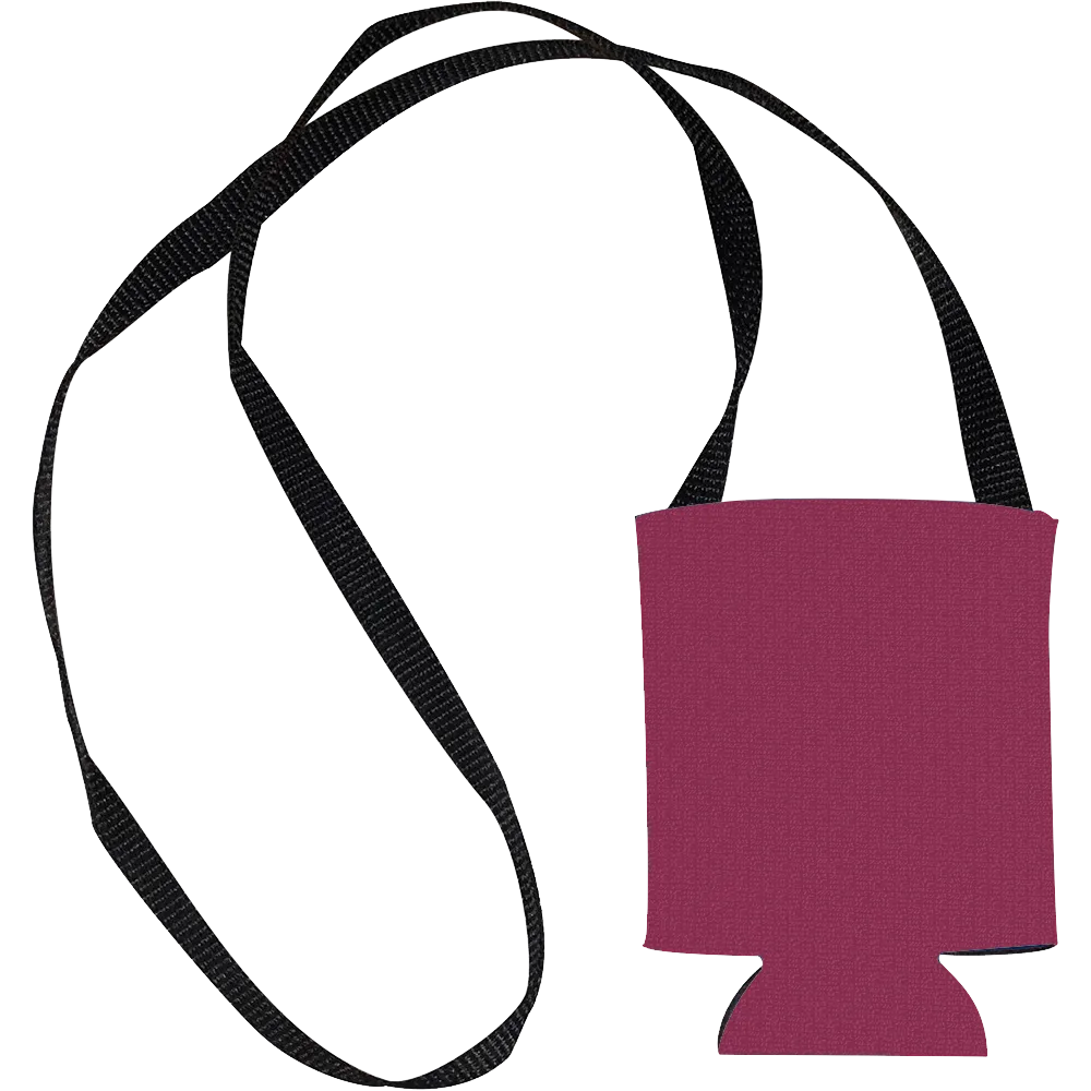 Hands Free Can Cooler with Strap - 12 oz - blank view 26