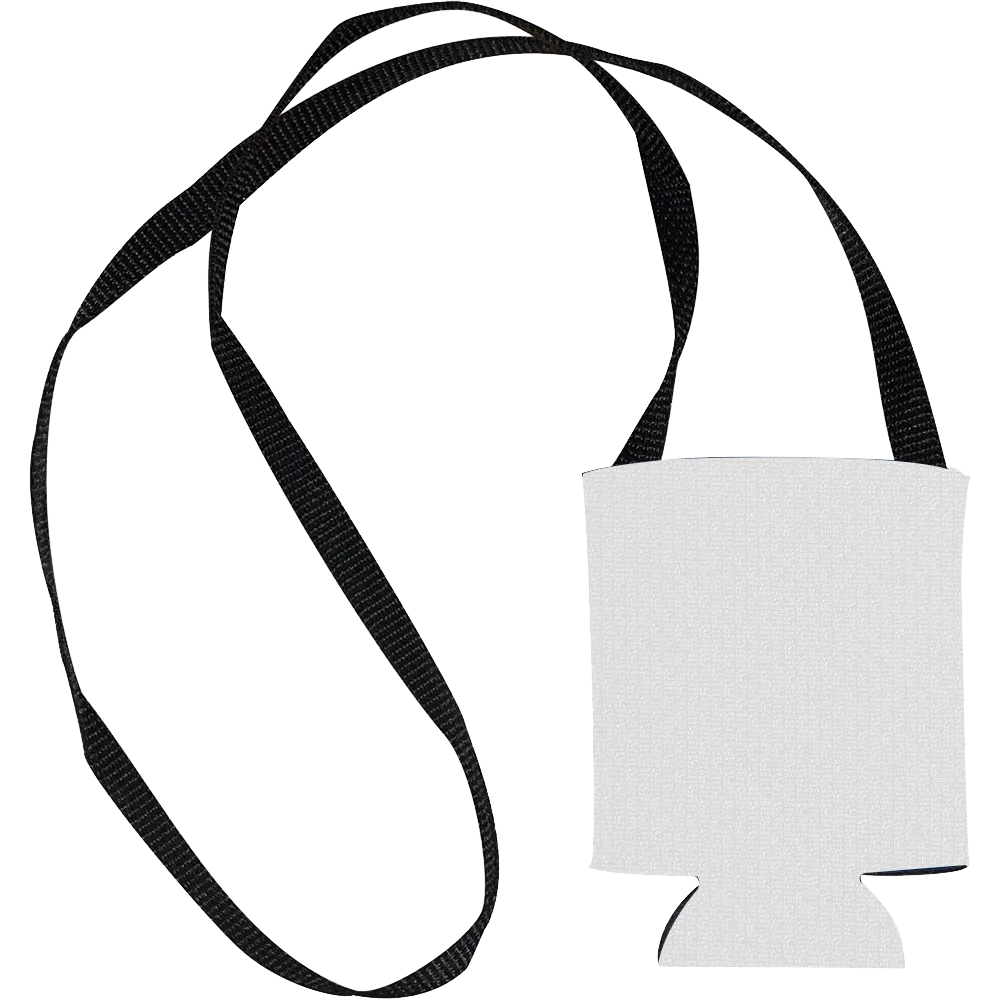 Hands Free Can Cooler with Strap - 12 oz - blank view 27