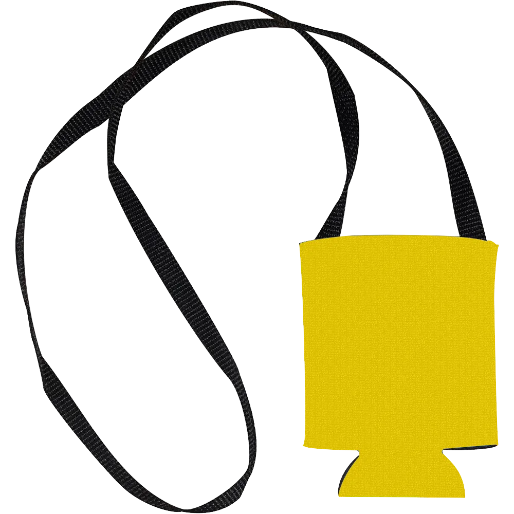 Hands Free Can Cooler with Strap - 12 oz - blank view 28