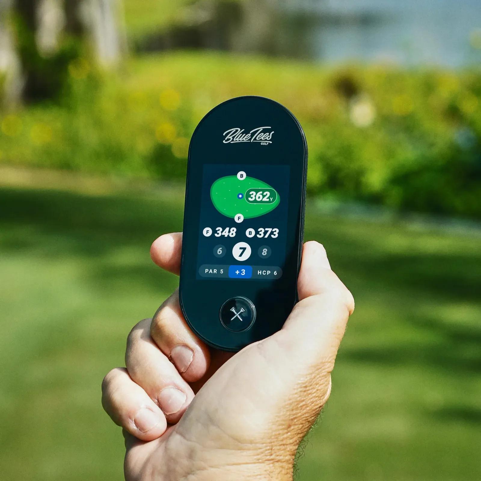 Blue Tees Golf Handheld GPS with Touch Screen - 2.1 x 4.3 x 1 in - product view 3