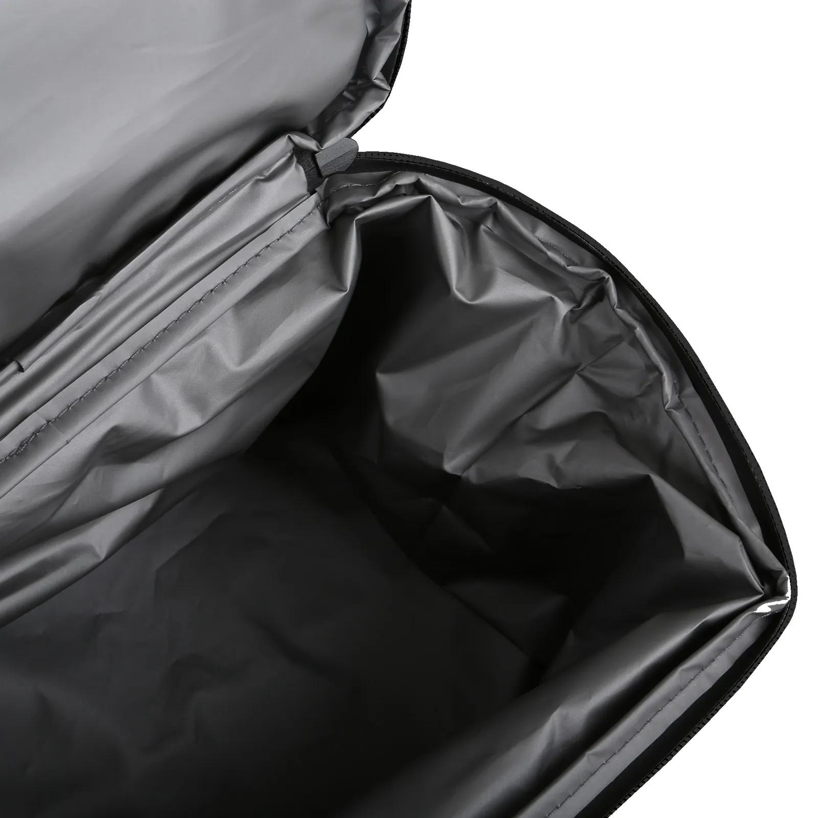 Insulated Lunch Tote with Vegan Leather - 10 x 7 x 7 in - product view 3