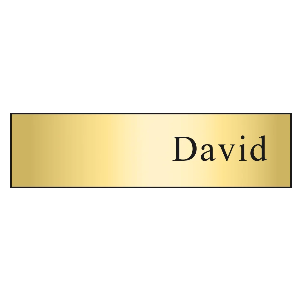 Custom Metallic Name Badge with Full Color Logo - 0-3 sq in - blank view 4