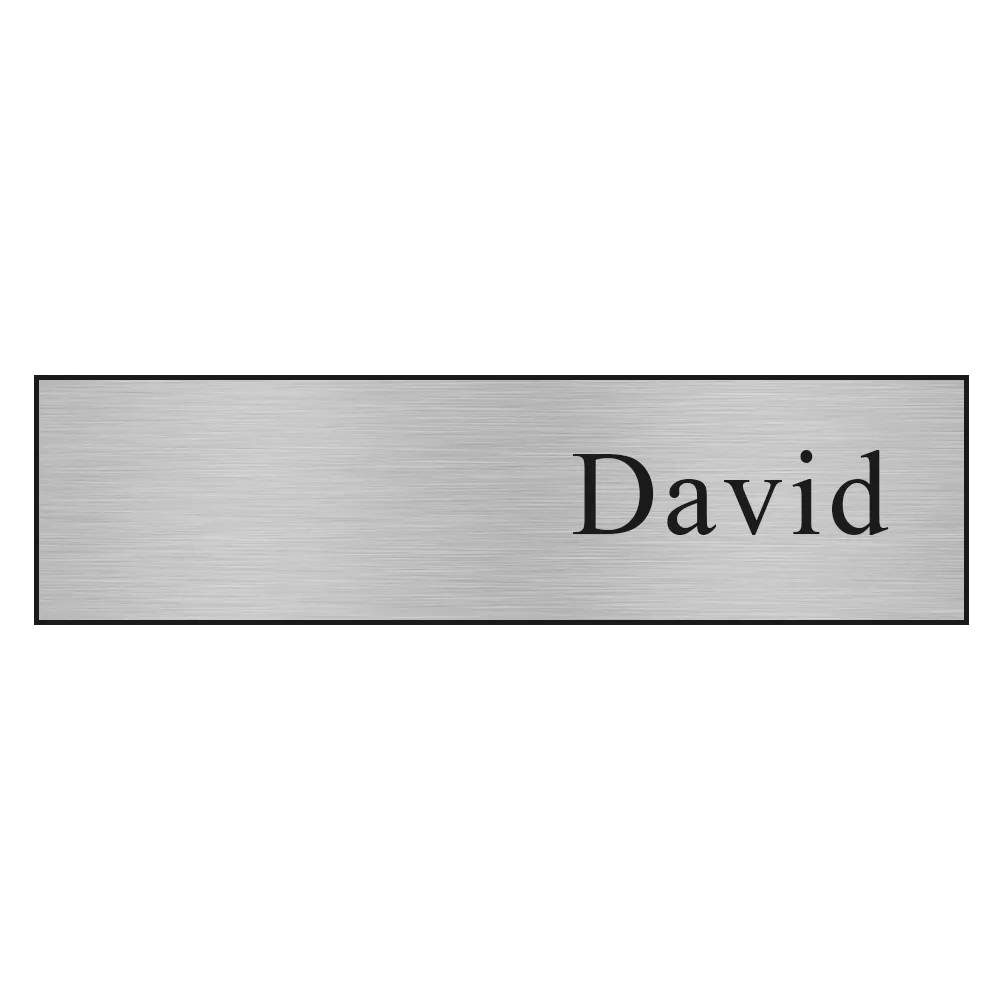 Custom Metallic Name Badge with Full Color Logo - 0-3 sq in - blank view 6