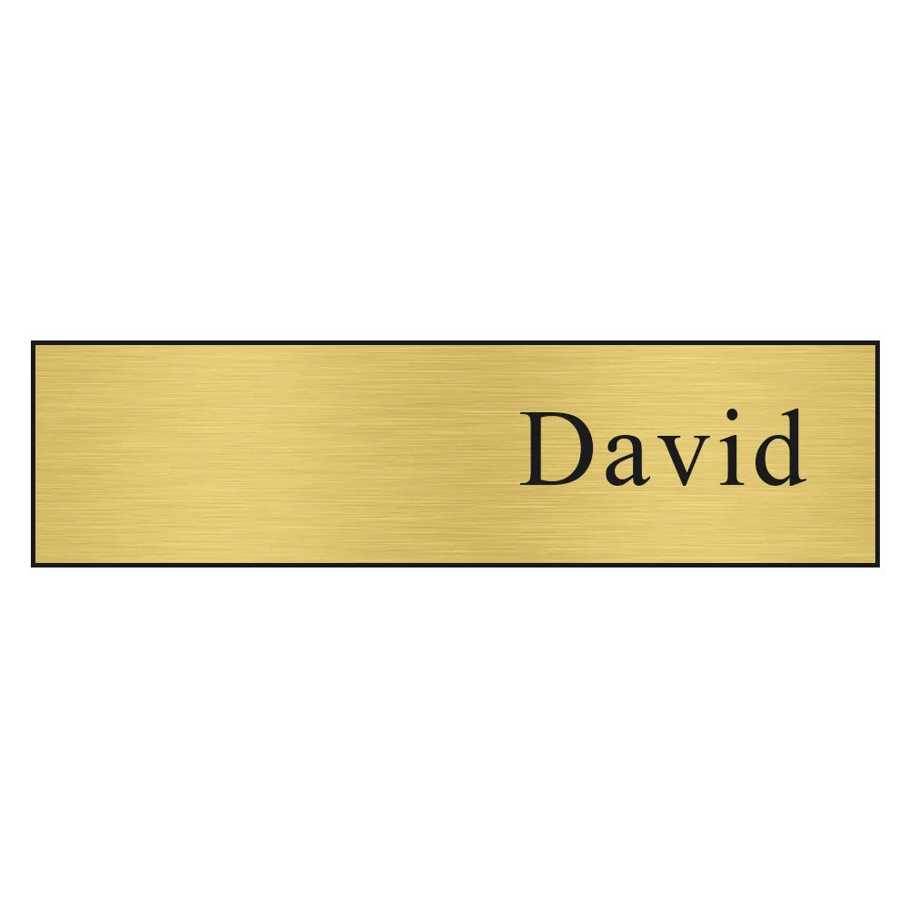 Custom Metallic Name Badge with Full Color Logo - 0-3 sq in - blank view 7