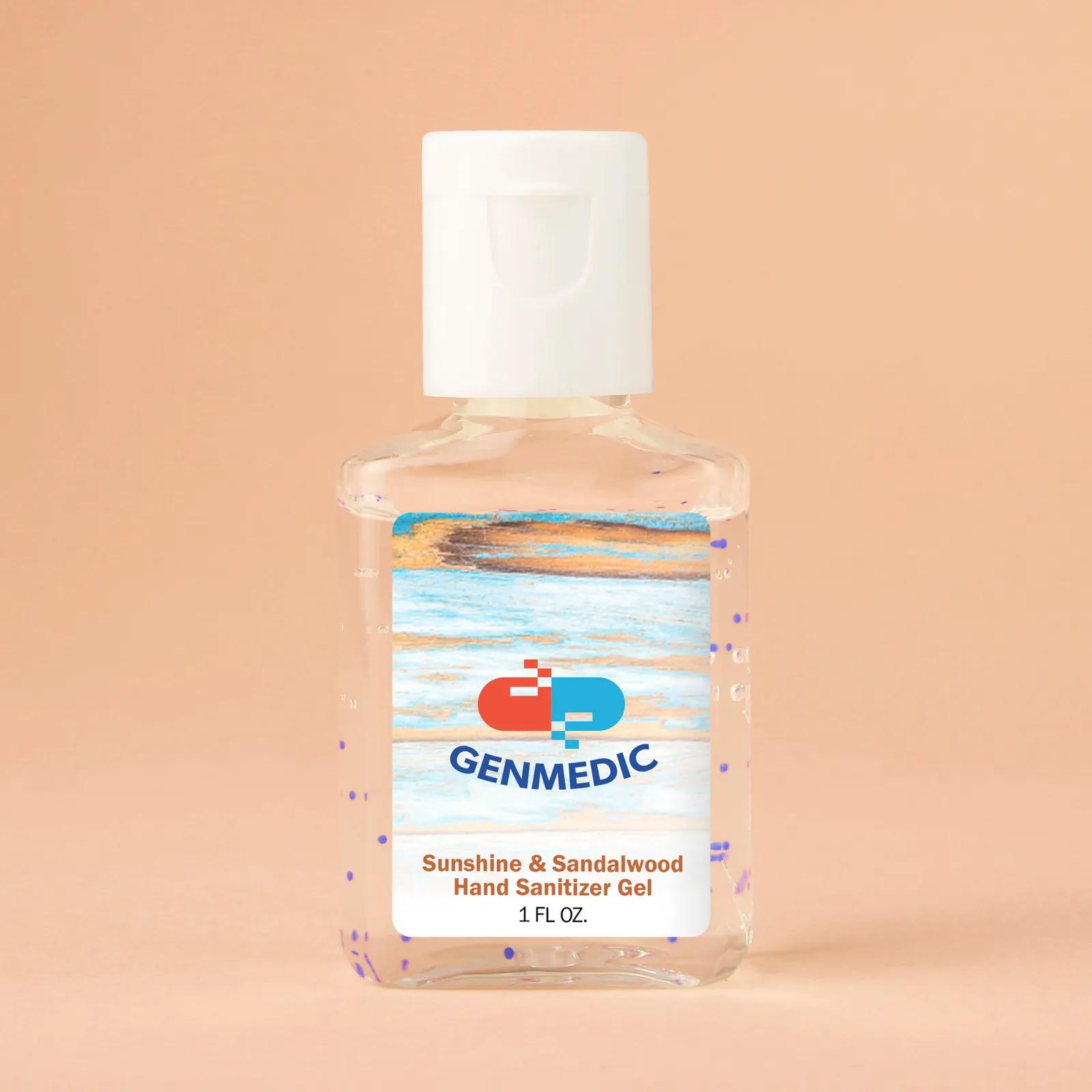 Hand Sanitizer Gel Rectangle with Moisture Beads - 1 oz - product view 3