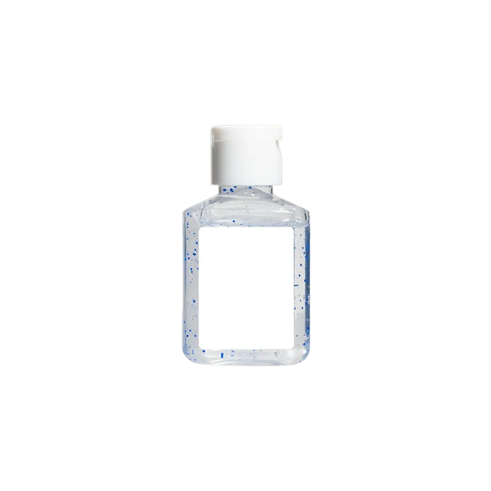 Hand Sanitizer Gel Rectangle with Moisture Beads - 1 oz - blank view 6