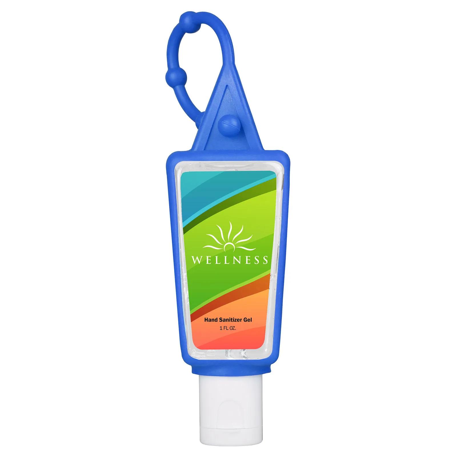 Hand Sanitizer Gel Bottle with Carabiner - 1 oz - product view 8