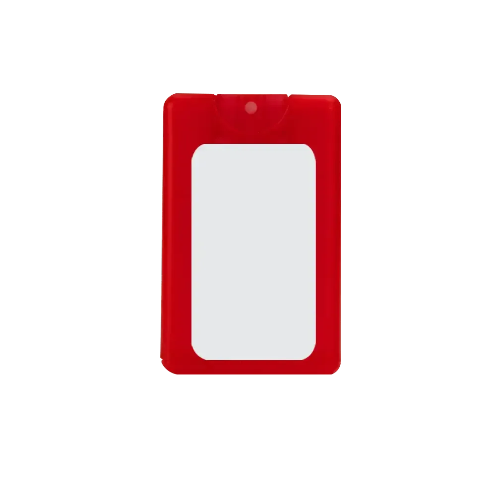 Hand Sanitizer Spray Credit Card Shaped - 0.67 oz - blank view 6