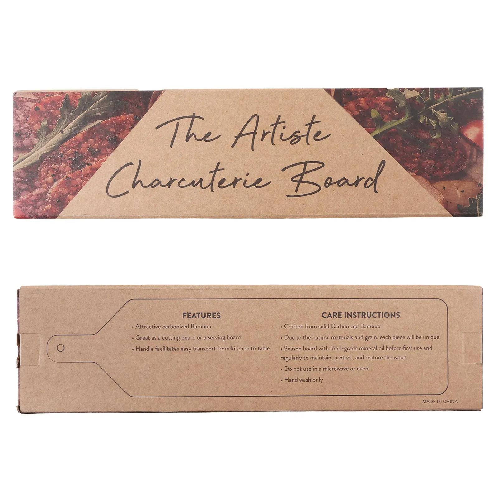 Bamboo Charcuterie Board with Handle - 16 x 4 in - product view 4