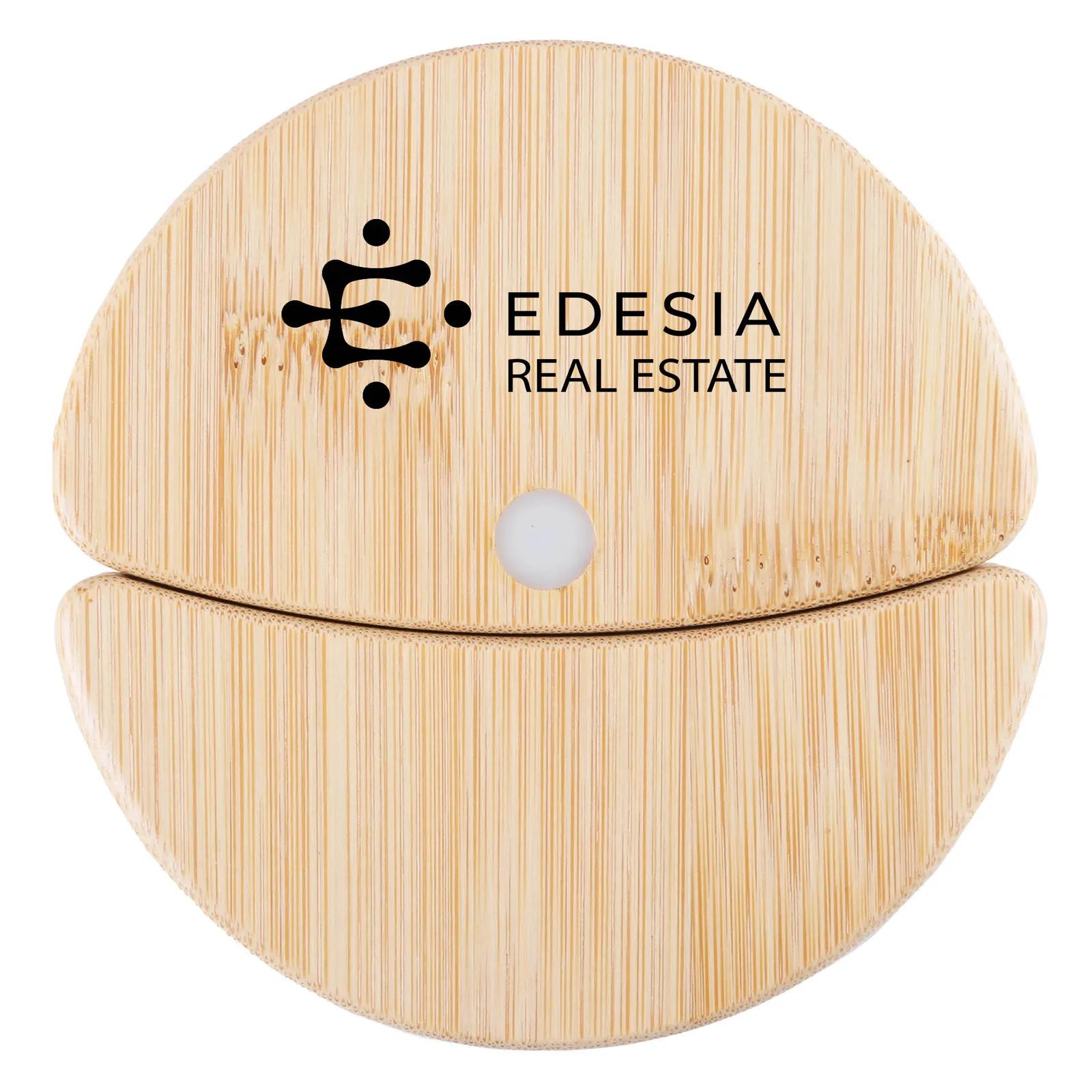 Bamboo Pizza Cutter Stainless Steel Blade - product view 5