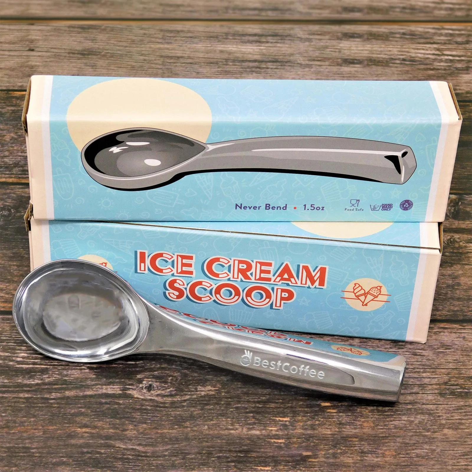 Zinc Alloy Ice Cream Scoop with Padded Handle