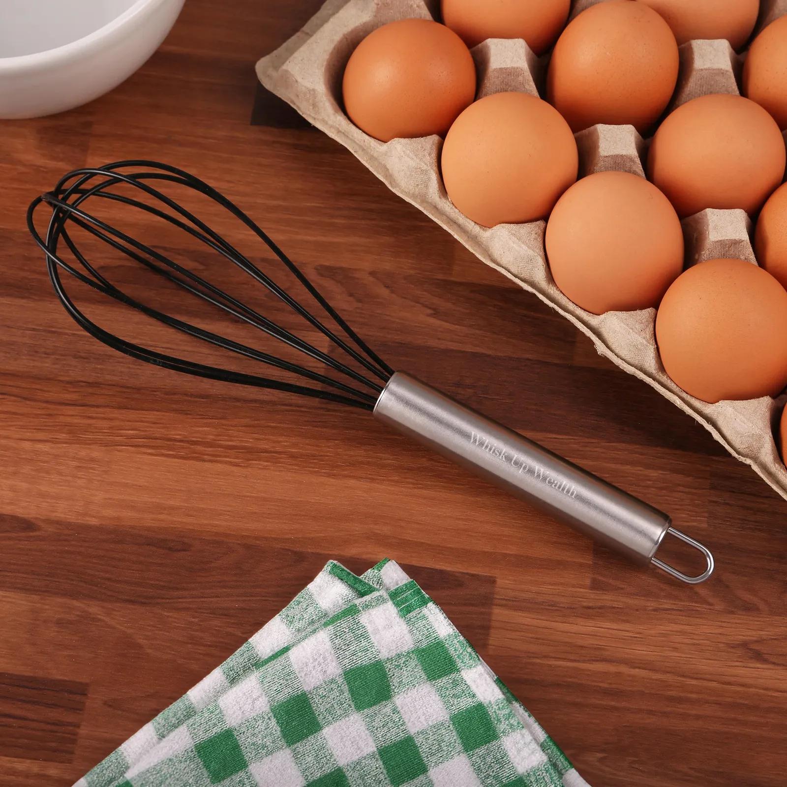 Stainless Steel Whisk with Silicone Head - 10 in