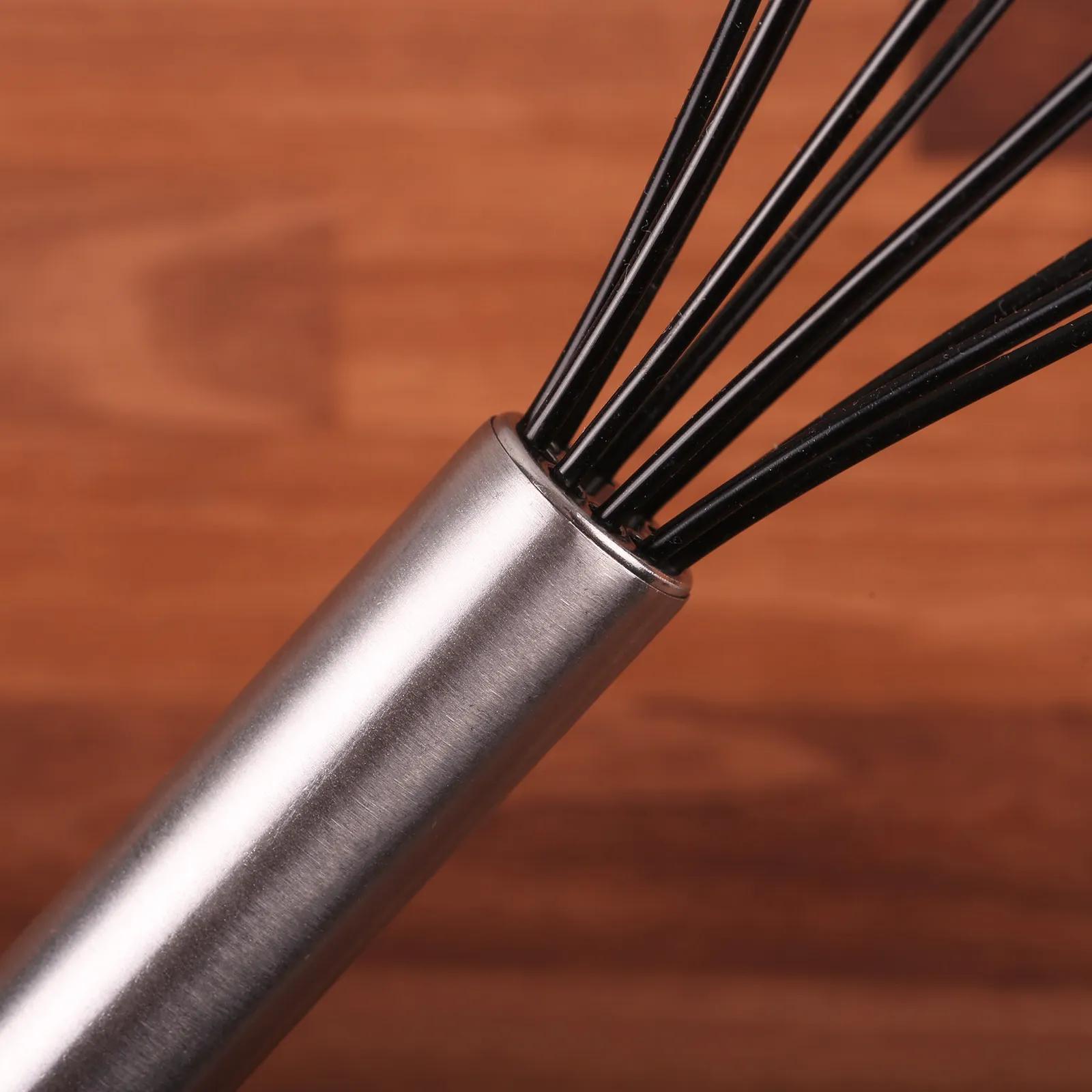 Stainless Steel Whisk with Silicone Head - 10 in - product view 3