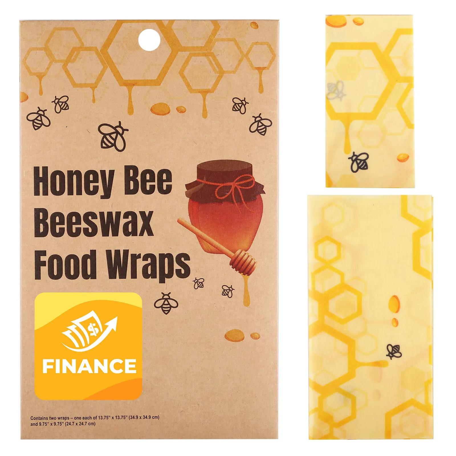 Beeswax Food Wraps Reusable Set (2 Pack) - product view 7