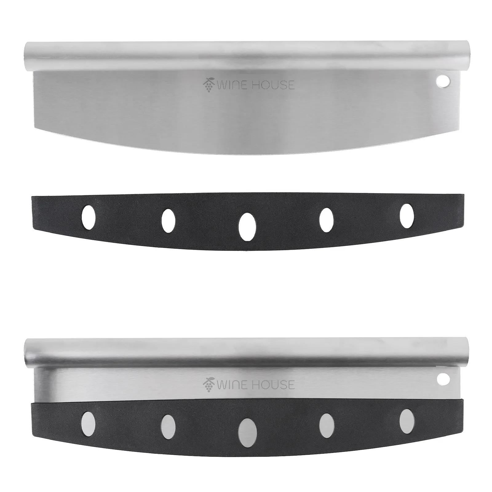 Stainless Steel Rocker Knife with Sheath - 14 in - product view 3