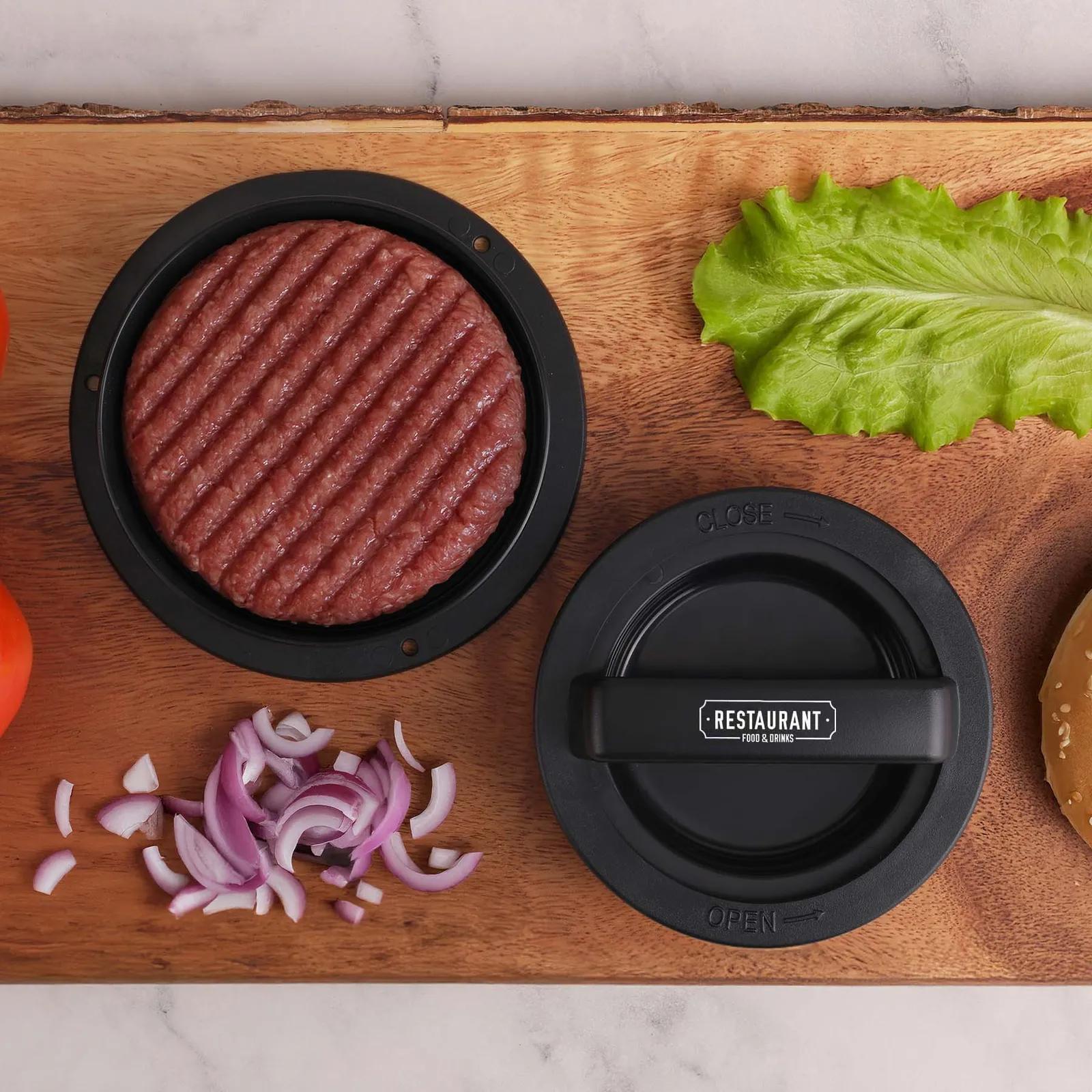 Burger Press with Indent Feature - 4.75 in DIA