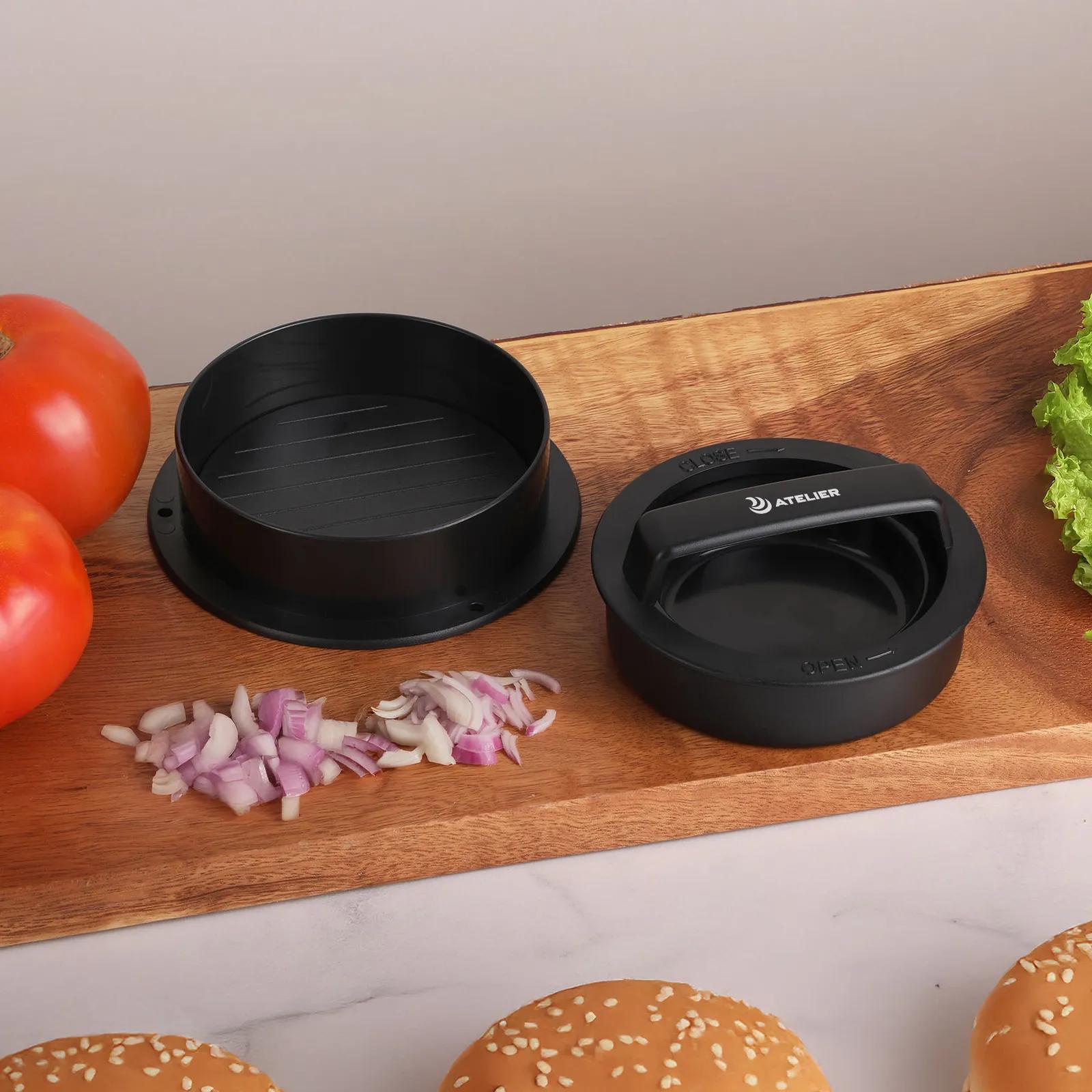 Burger Press with Indent Feature - 4.75 in DIA - product view 2