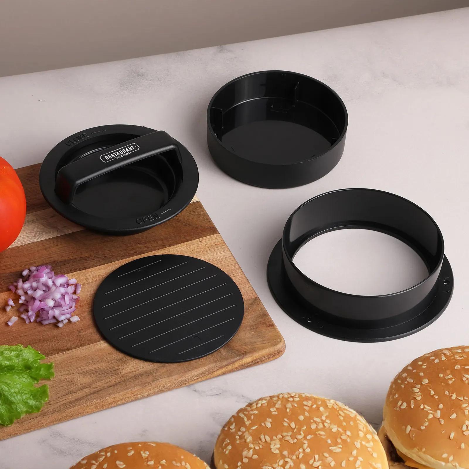 Burger Press with Indent Feature - 4.75 in DIA - product view 4