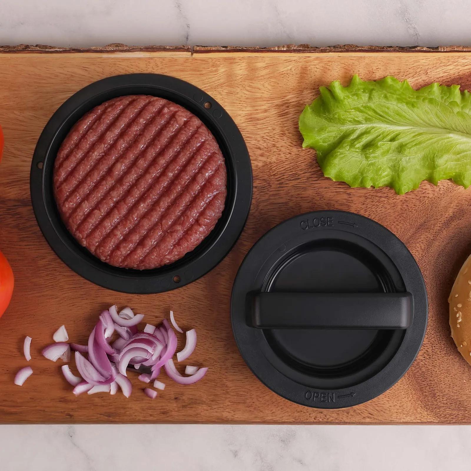 Burger Press with Indent Feature - 4.75 in DIA - blank view 10