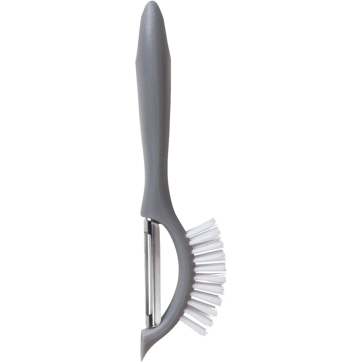 Vegetable Brush Peeler Three-Function - 7.25 in - product view 2