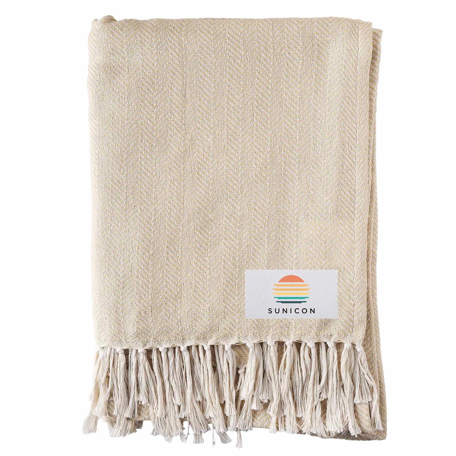 Throw Blanket Recycled PET Woven - 50 x 60 in - product view 12