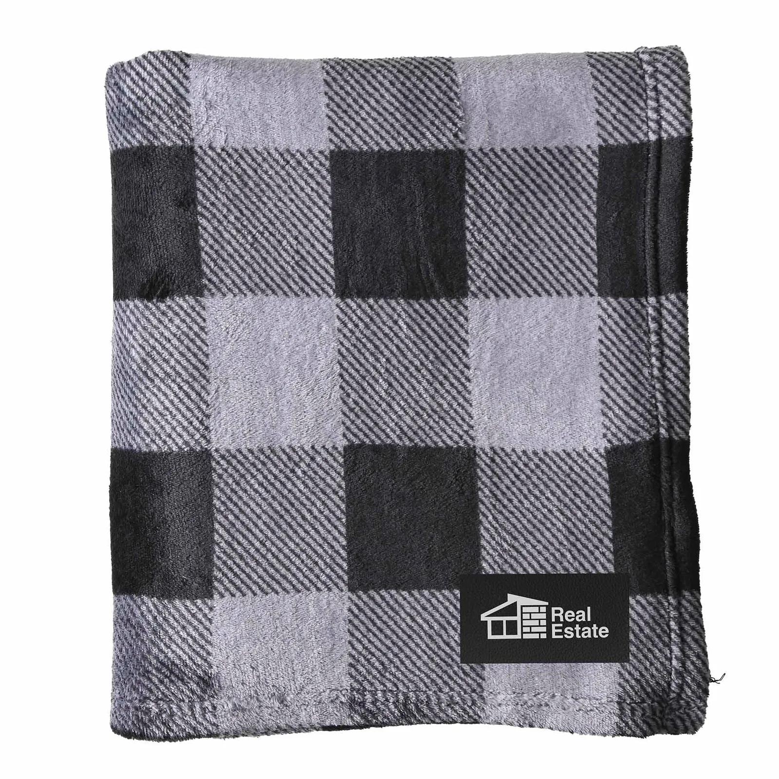 Throw Blanket Recycled PET Flannel - 50 x 60 in - product view 5