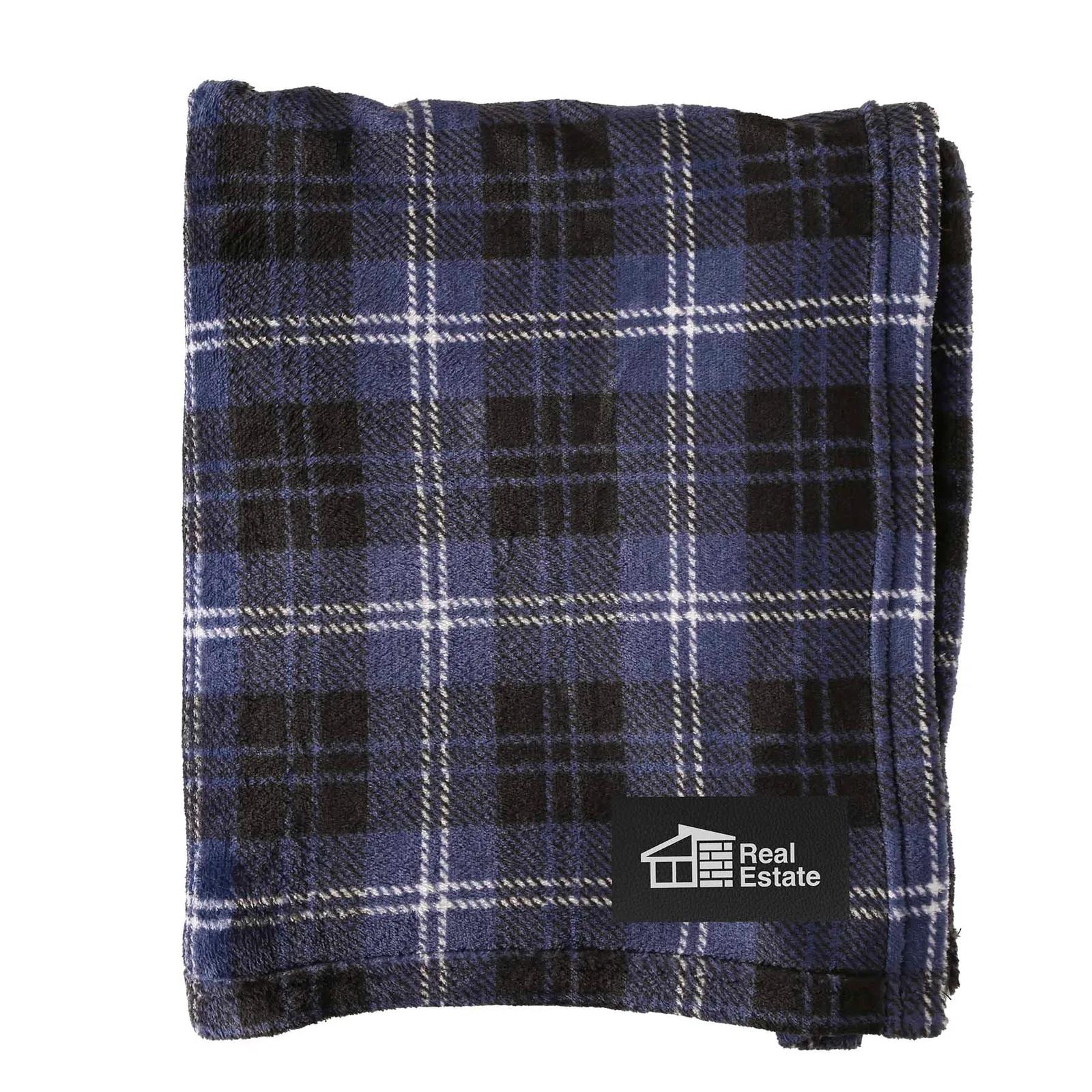 Throw Blanket Recycled PET Flannel - 50 x 60 in - product view 7