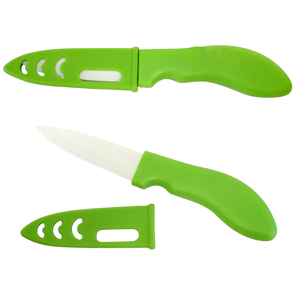 Ceramic Paring Knife with Protective Sheath - 3 in - blank view 2