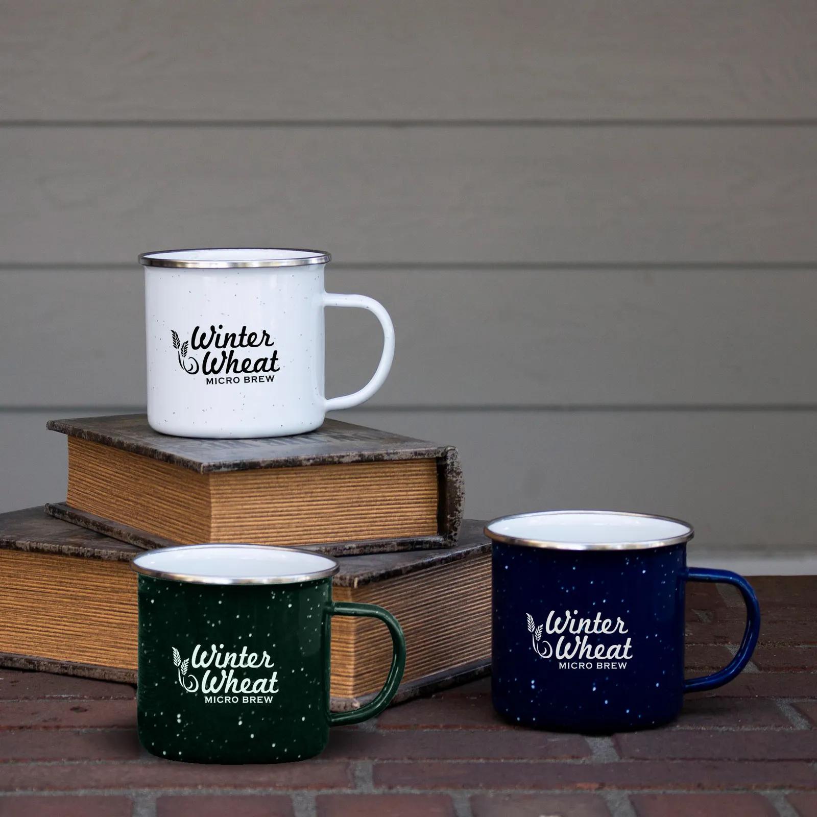 Campfire Mug Enamel Speckled Finish - 16 oz