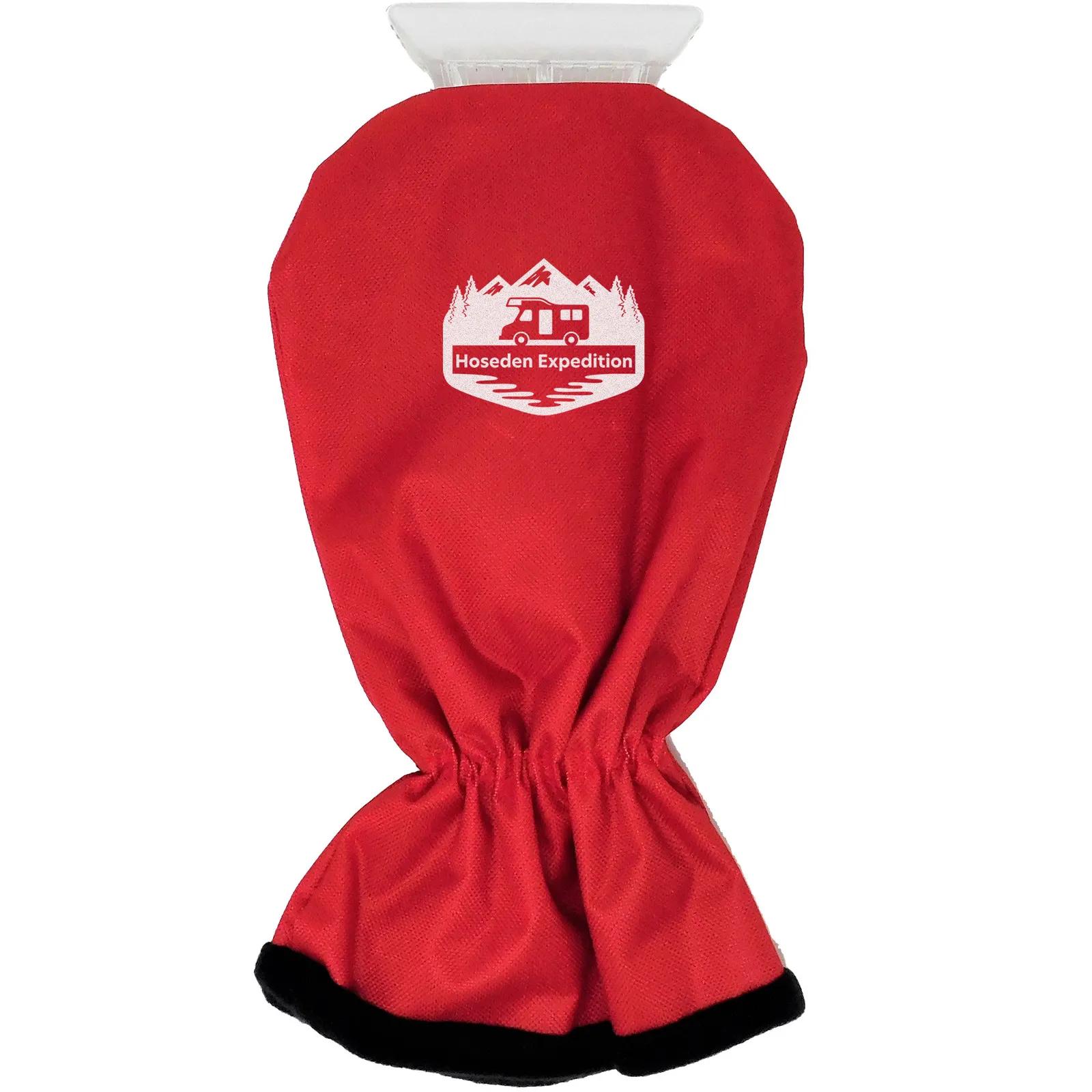 Ice Scraper Mitten Fleece Lined Polyester - 14 in - product view 2