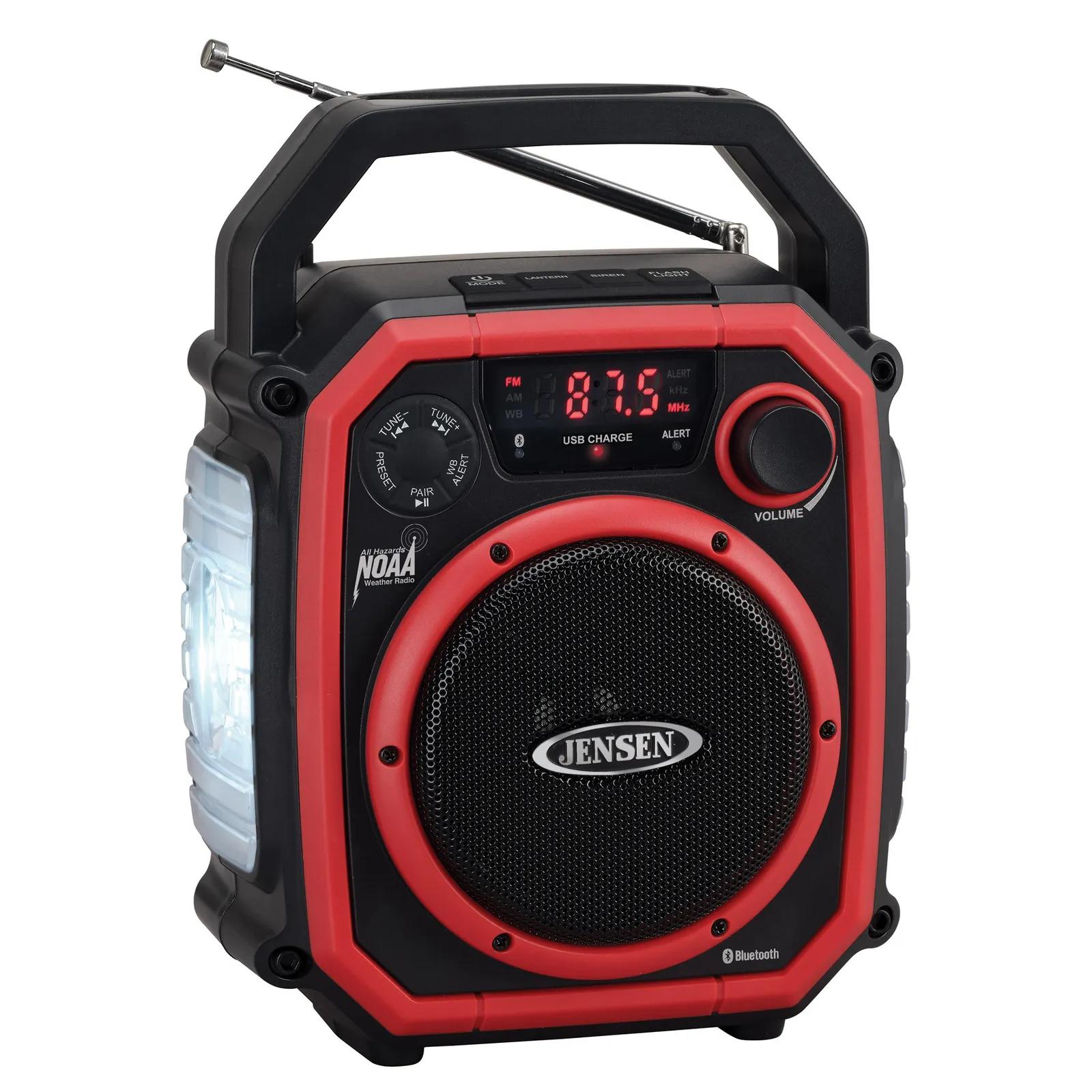 Weather Band Radio with Bluetooth and Solar Panel - product view 5