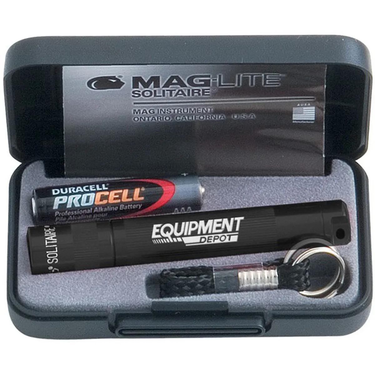 Solitaire LED Flashlight with Aluminum Body - 3.25 in - product view 4