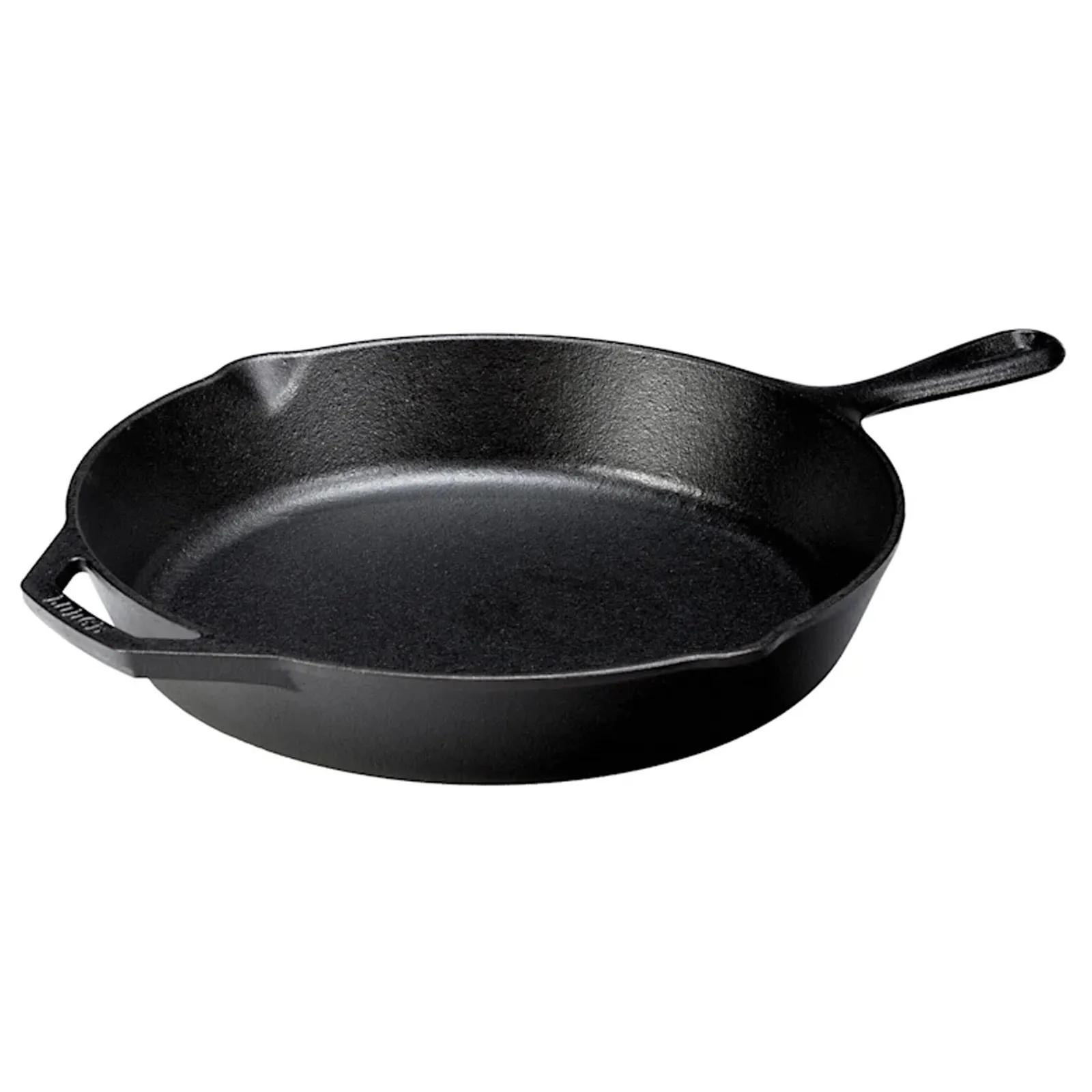 Lodge Cast Iron Skillet Seasoned with Assist Handle - 12 in