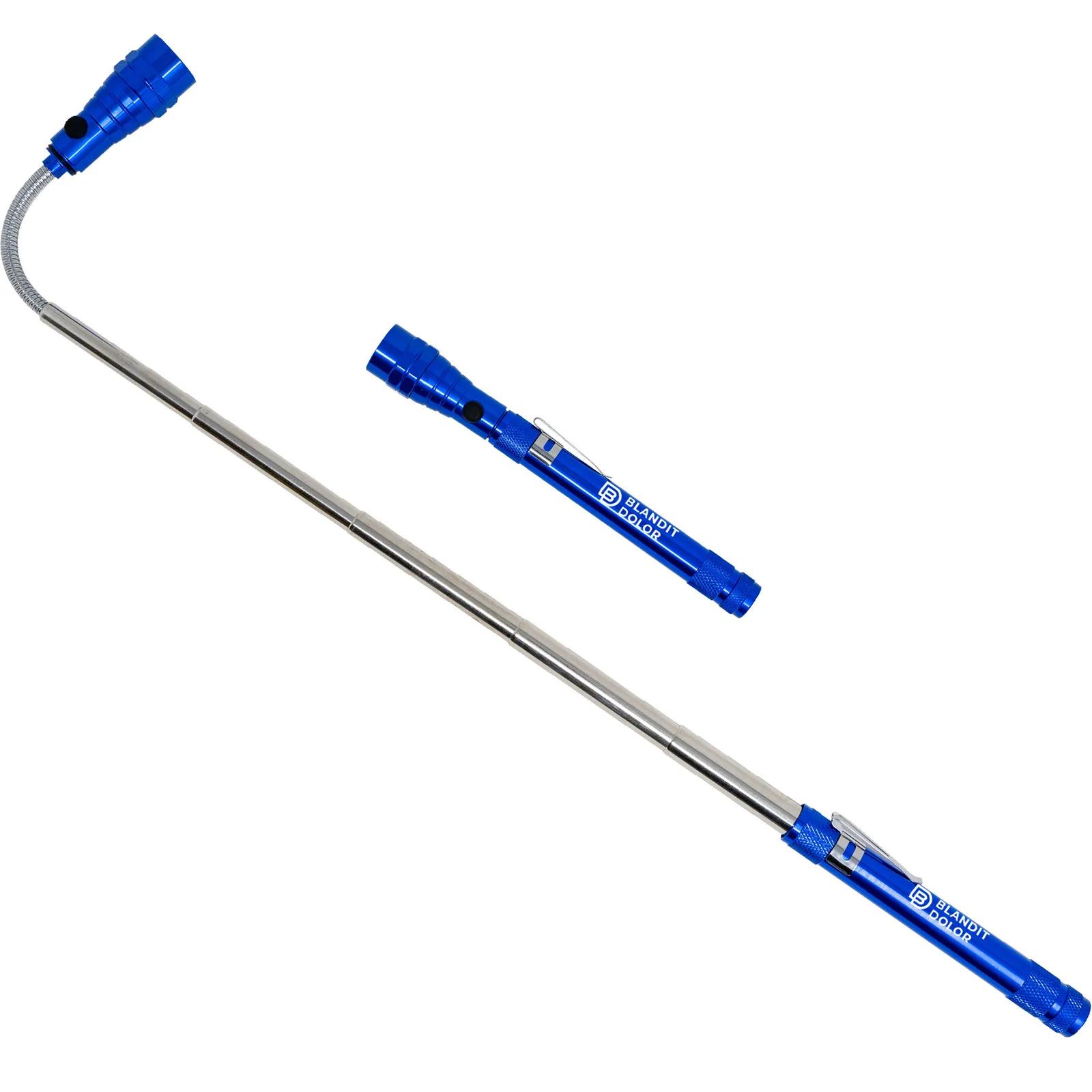 Telescopic Flashlight Magnetic LED Aluminum - 22.75 in - product view 4