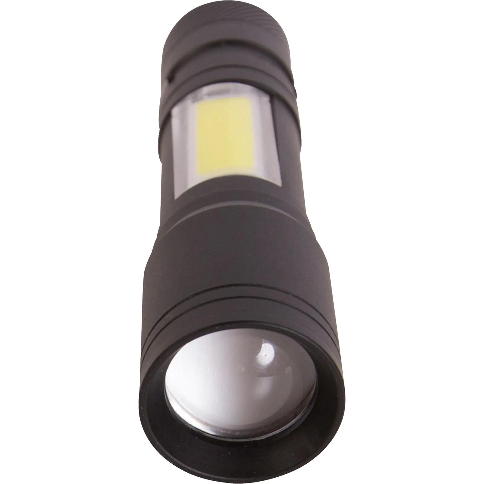 Tactical Flashlight COB Zoom Aluminum - 3.5 in - product view 2