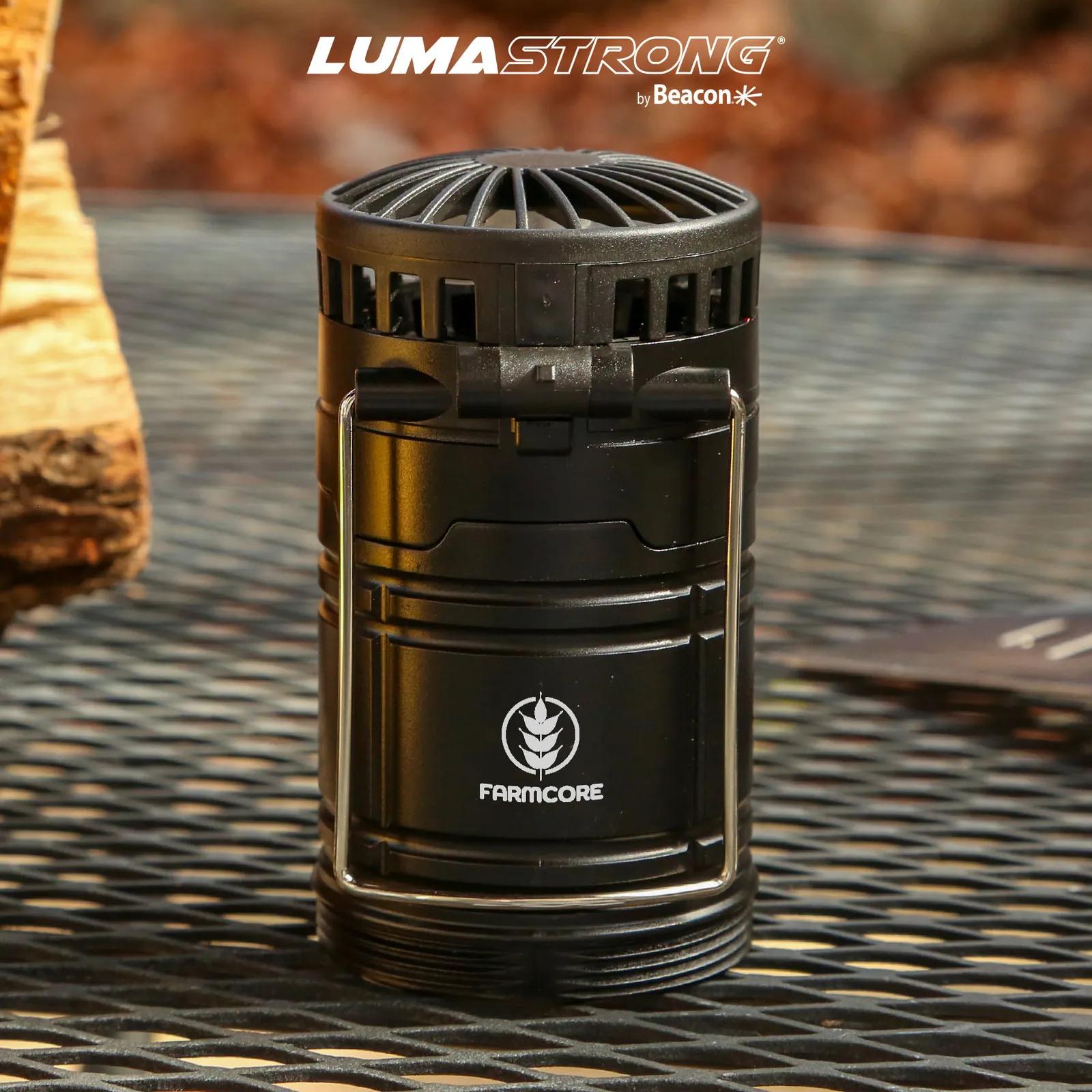 Rechargeable Lantern Fan Dual LED Pop-Up - 4.5 in