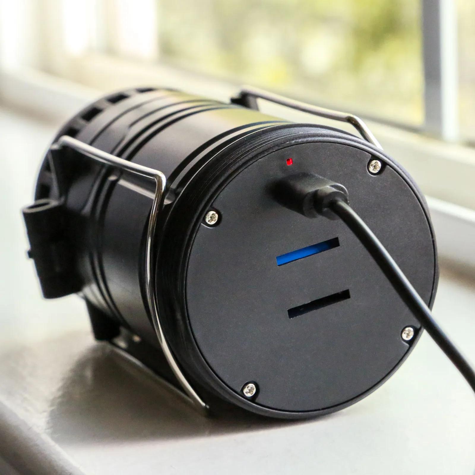 Rechargeable Lantern Fan Dual LED Pop-Up - 4.5 in - product view 4