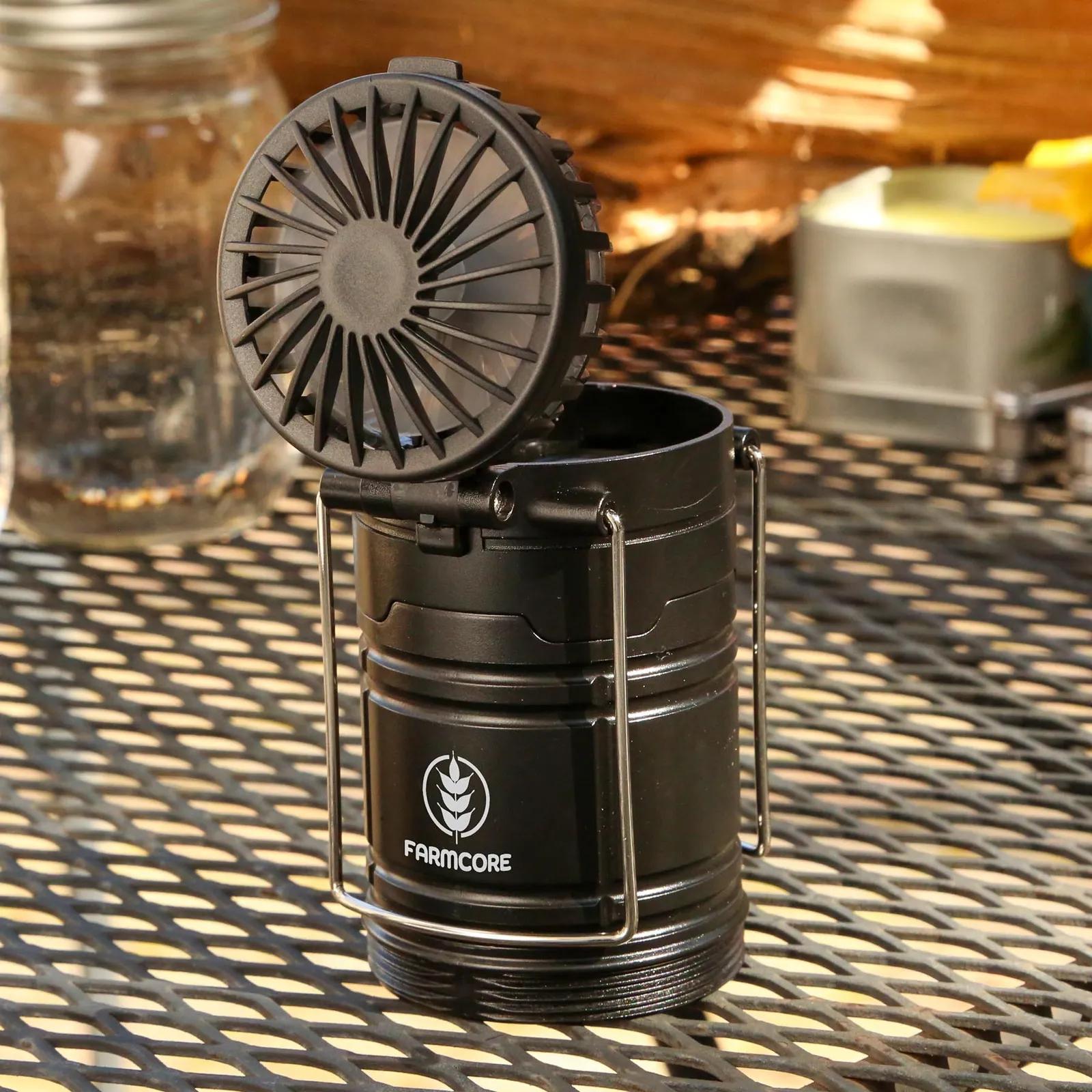 Rechargeable Lantern Fan Dual LED Pop-Up - 4.5 in - product view 6