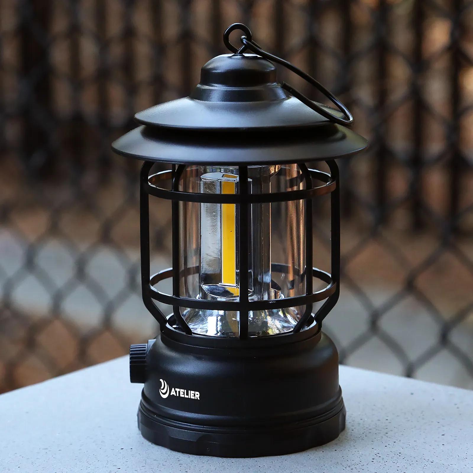 Rechargeable Lantern COB Vintage Dimmer - 7 in - product view 2