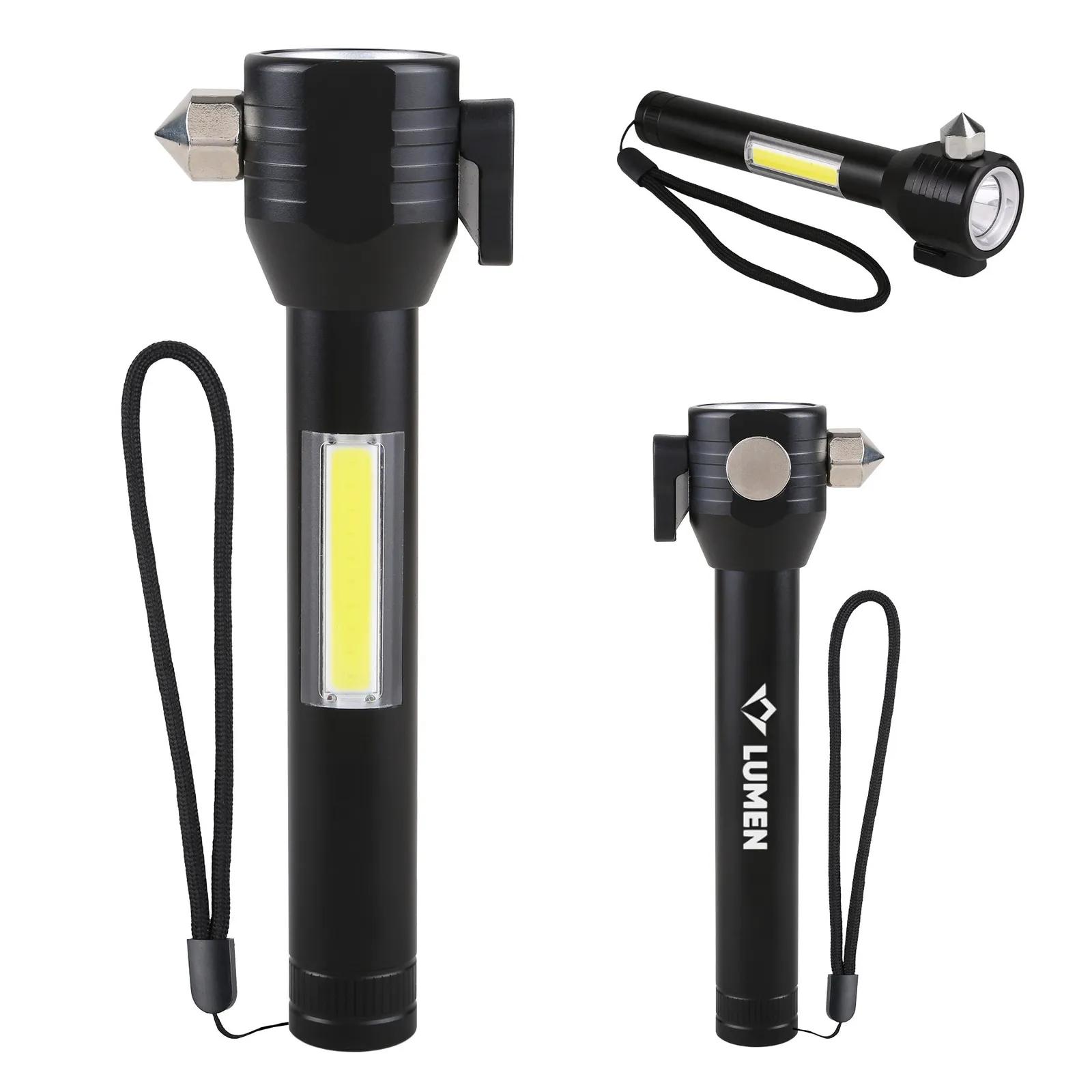 Rechargeable Multi-Tool Flashlight with Emergency Features - 6.4 in - product view 6
