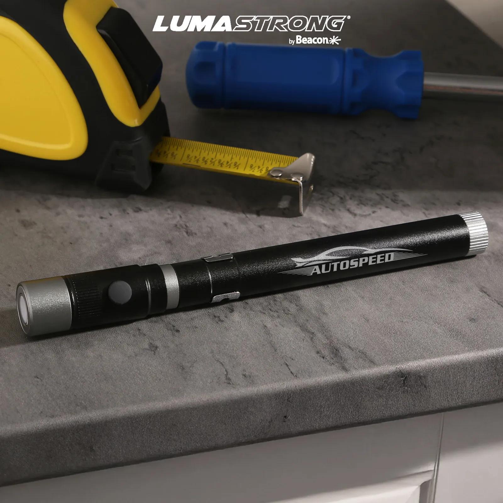 Rechargeable Telescopic Work Flashlight with Magnet - 6.8 in