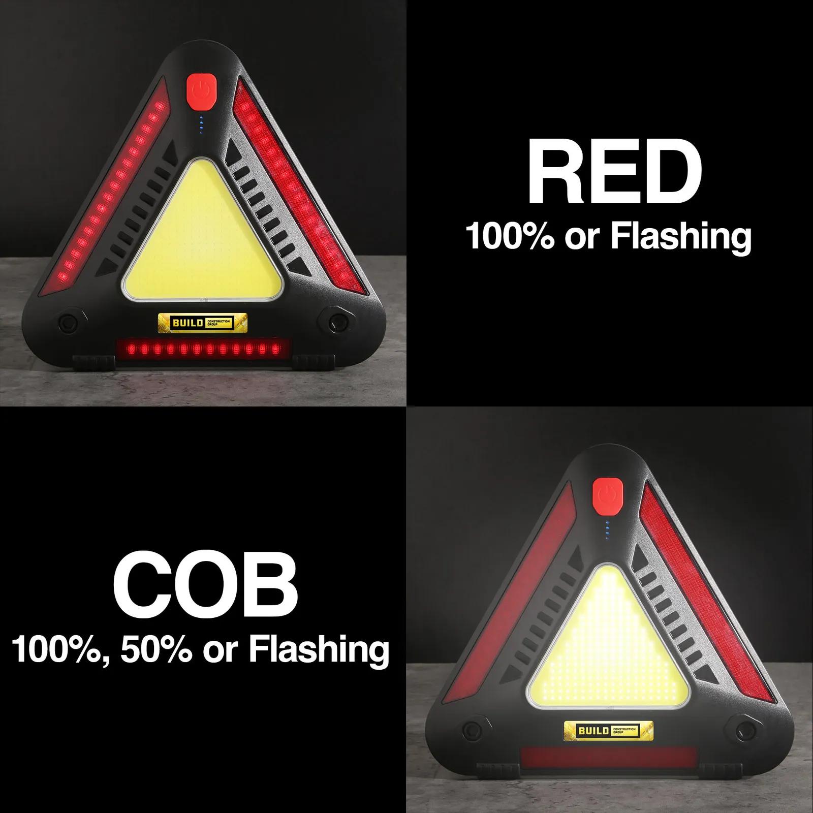 Rechargeable Emergency Safety Light with Red Flash - 8.8 x 8 in - product view 5