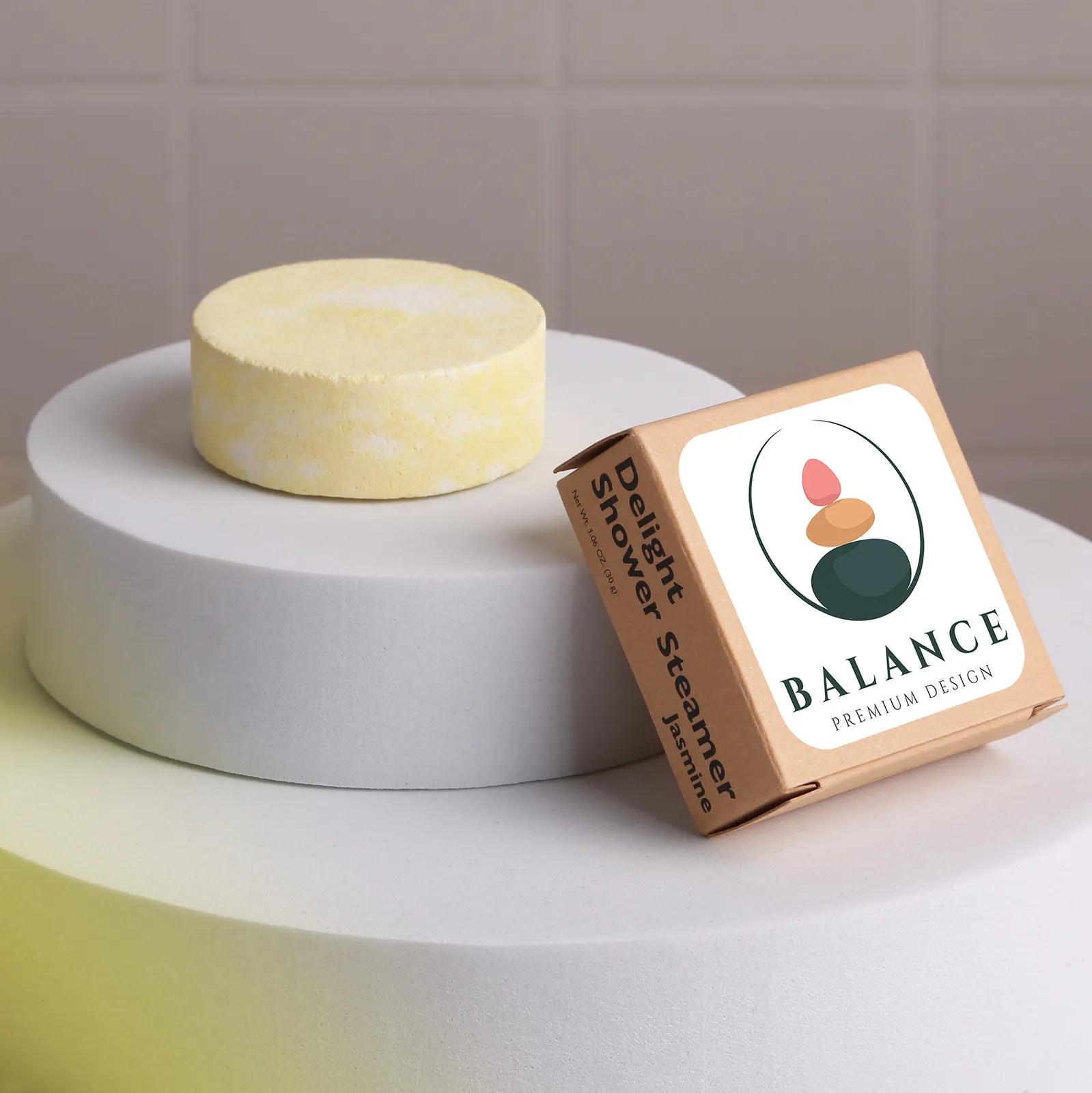 Shower Steamer Set Scented with Jute Bag - 5 x 7 in (2 Pack) - product view 3